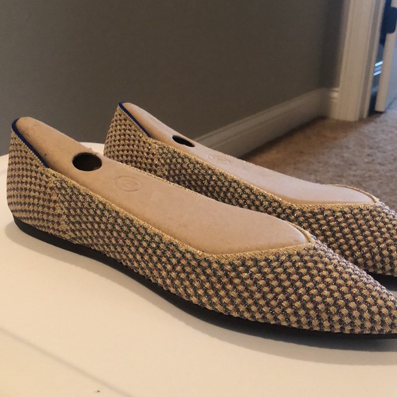 BNIB Mutli Metallic Rothy’s Points Sz 10 - Picture 5 of 6